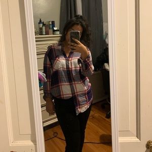 Red and blue Flannel